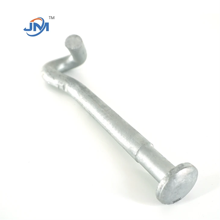 Hook Ended Pigtail Bolt
