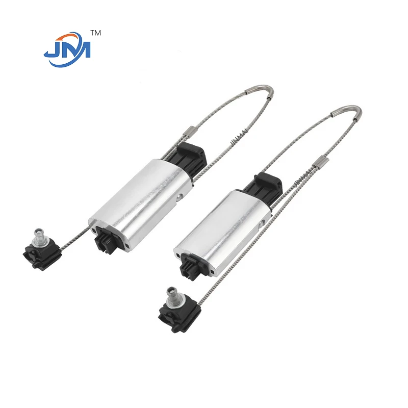 Klamps tat-Tensjoni tal-Liga tal-Aluminju Għall-Aċċessorji tal-Enerġija tal-Cable tal-Fibra Ottika