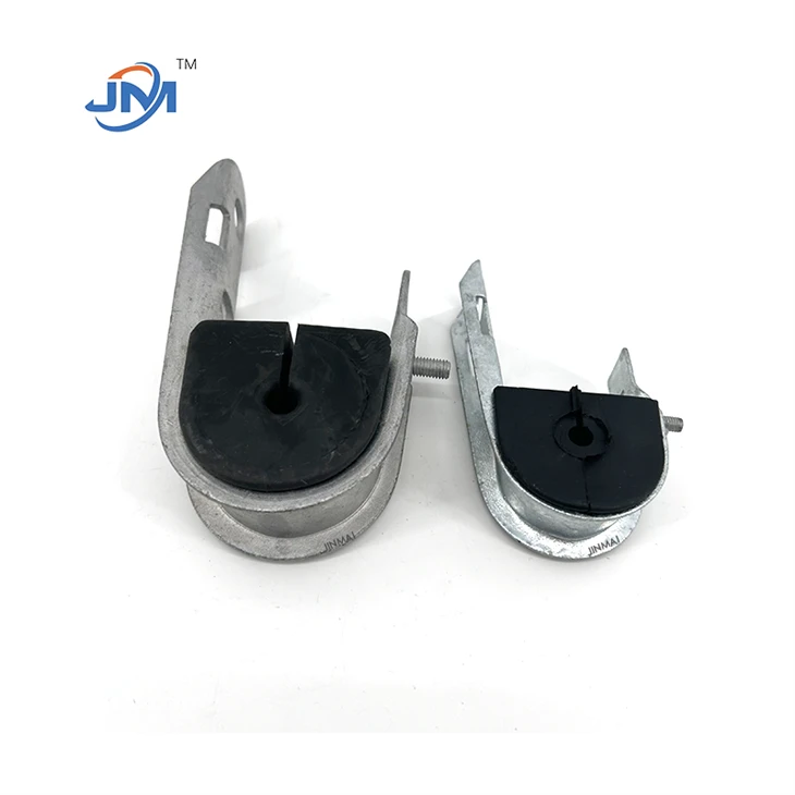 Hot-DIP galvanizzat J Hook Suspension Clamp/ADSS Cable Suspension Clamp Għall-Pole Clamp