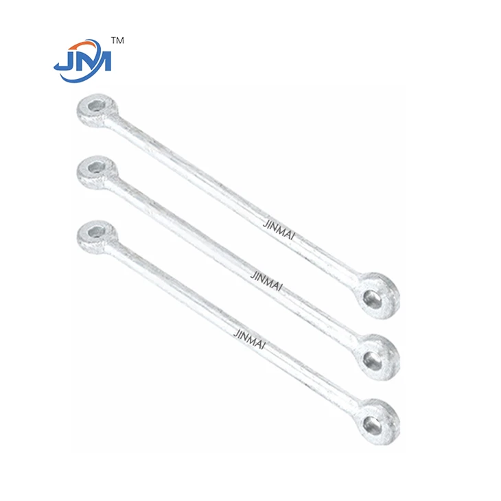Hot Dip Galvanizzat Iġbed Rod U Thimble Clevis