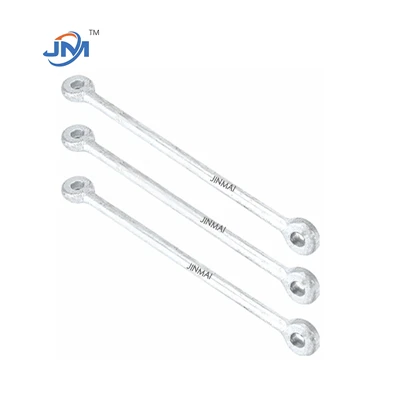Hot Dip Galvanizzat Iġbed Rod U Thimble Clevis